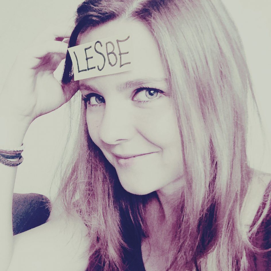 Lesbe!