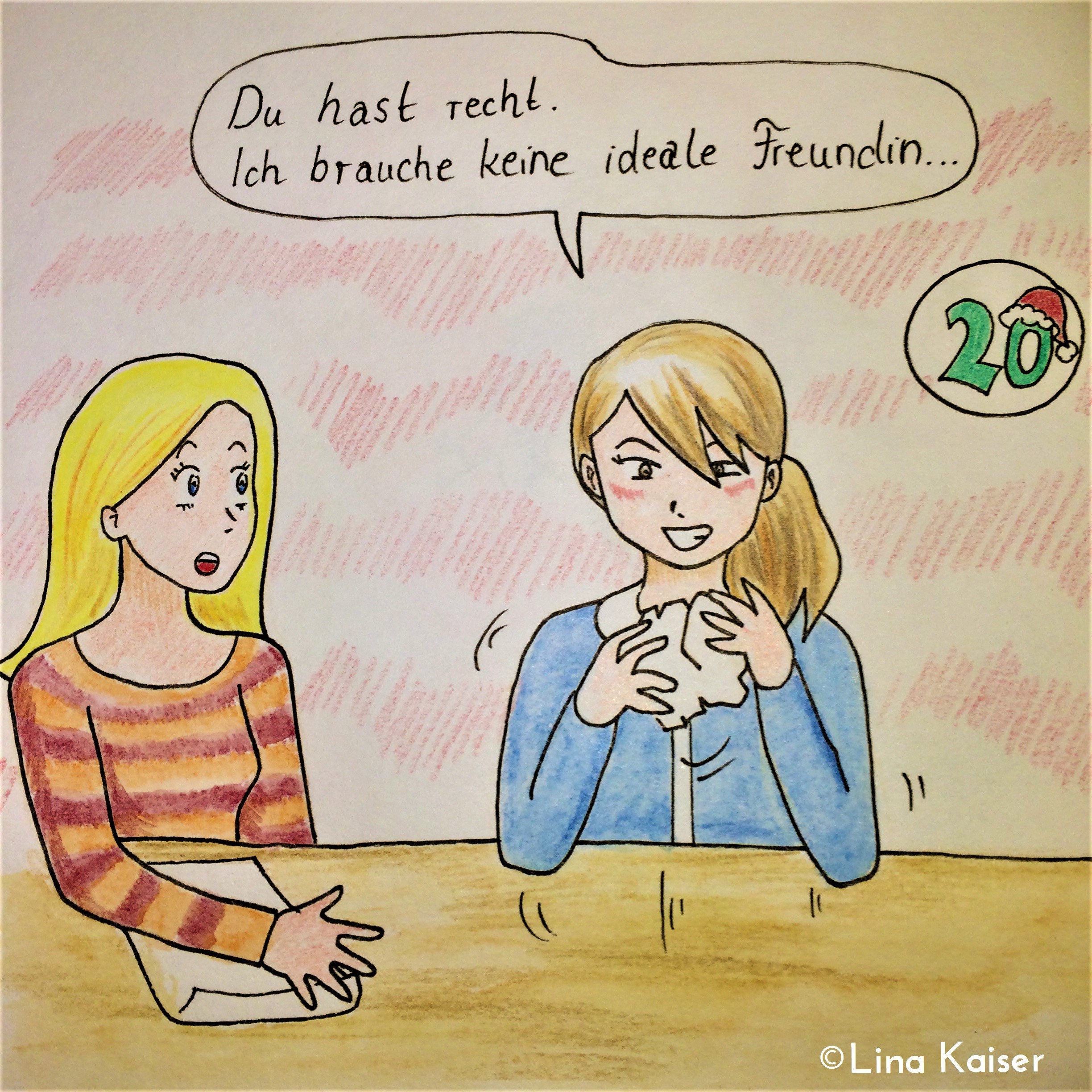 Lesbischer Adventskalender 2016 von Lina Kaiser 20. Dezember